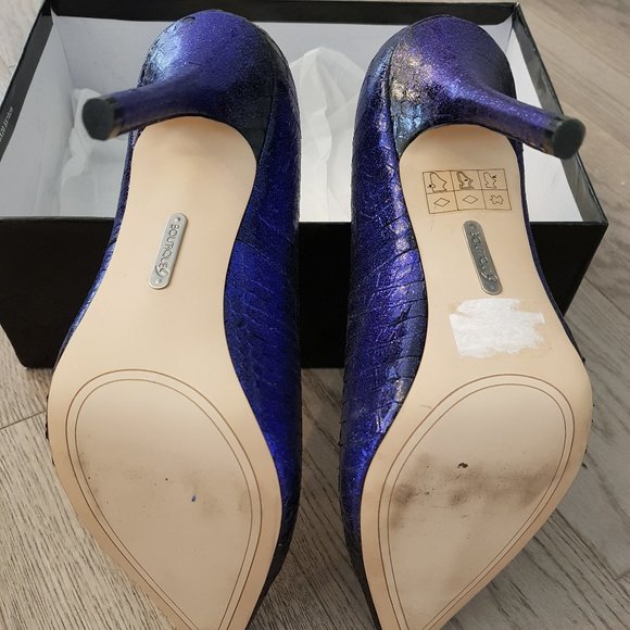 Blue Ombre Snake Pumps Nine West Boutique 9 - Picture 4 of 8